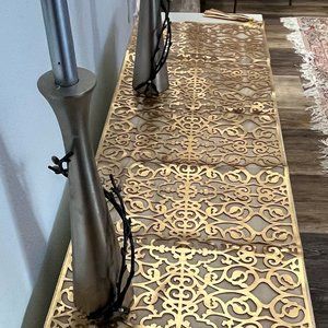 Liquidation Sale- Gold Luxury Table Runner